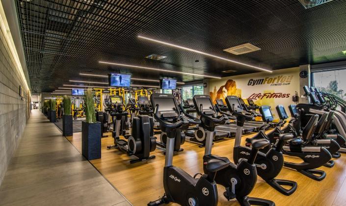 Wnętrze klubu fitness GymForYou